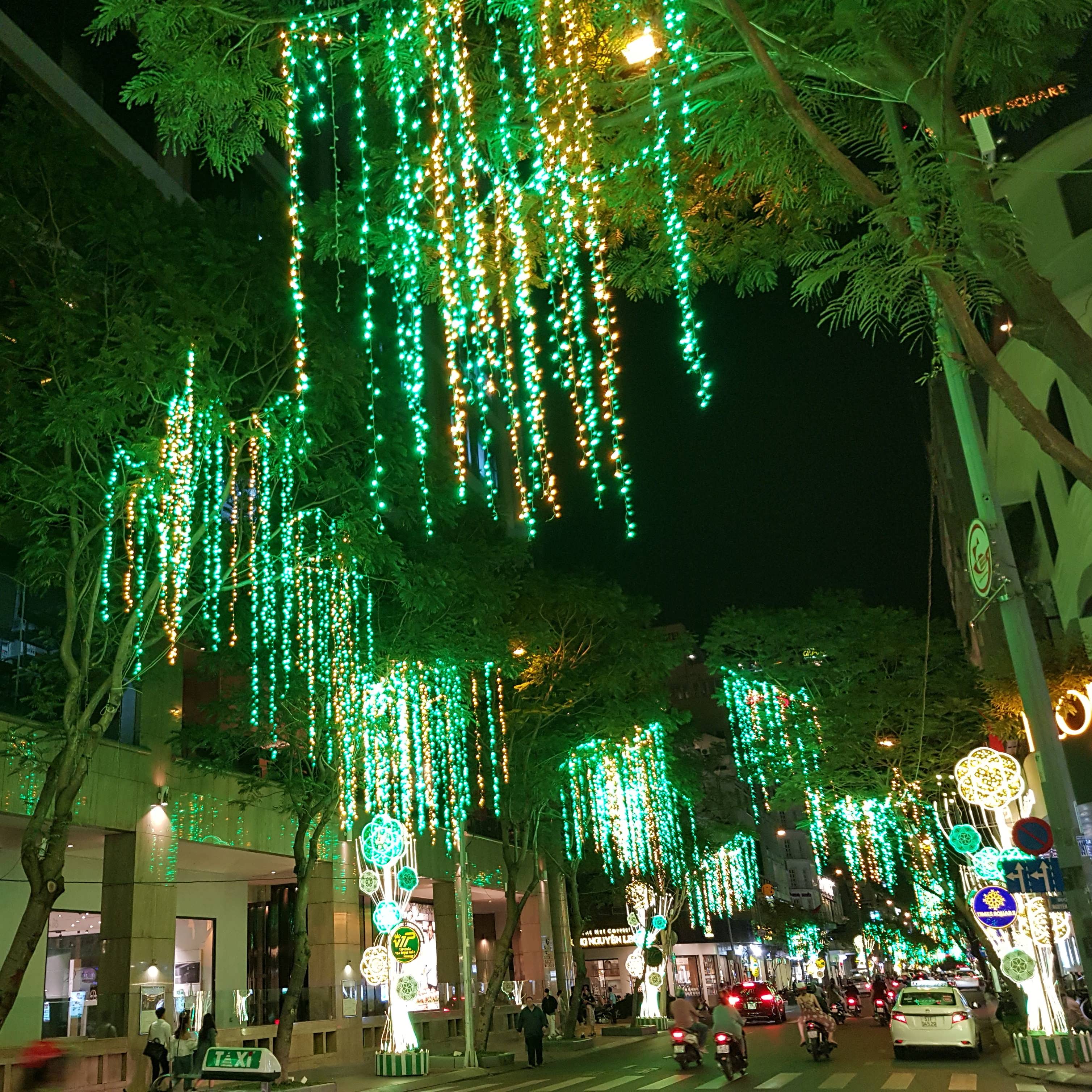 Straßenzug in Saigon